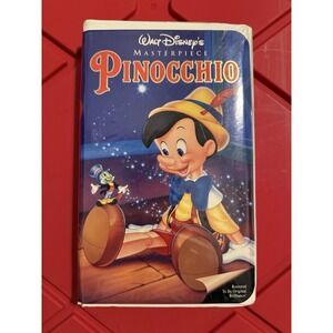 RARE - Disney Classic/Black Diamond VHS - Pinocchio - 1993